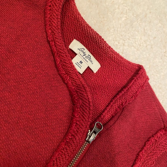 Lucky Brand red knit jacket - Picture 3 of 5